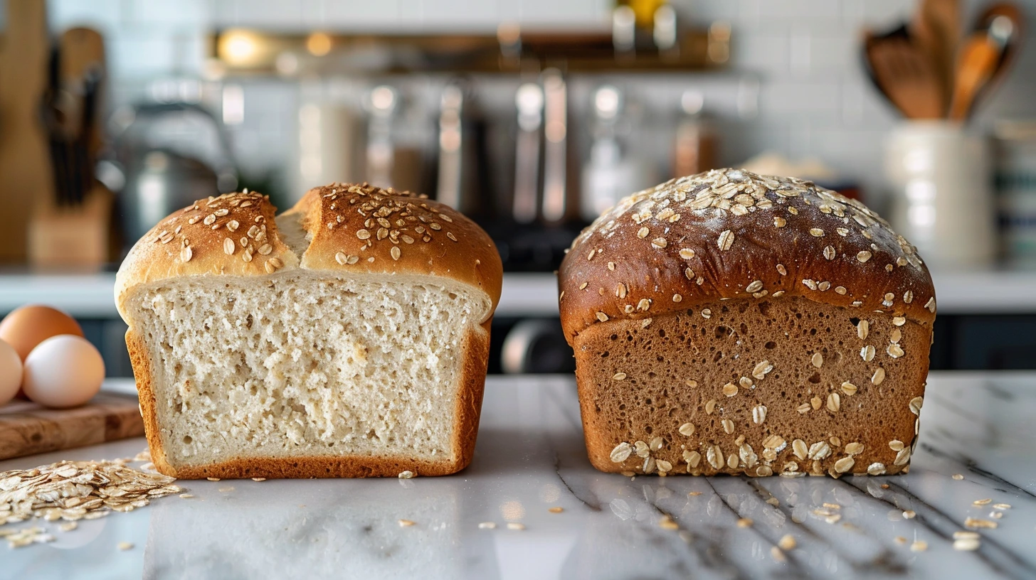 Is oat bread better than white bread