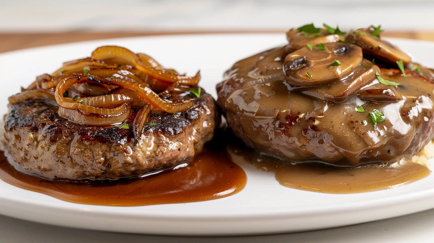 What is the difference between hamburger steak and Salisbury steak