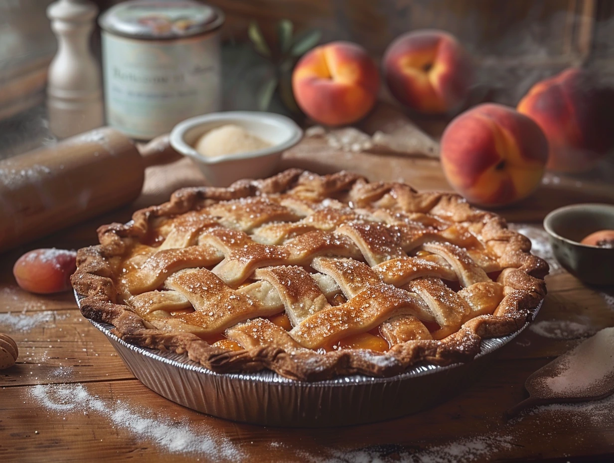 Peach Pie Recipe with Canned Peaches