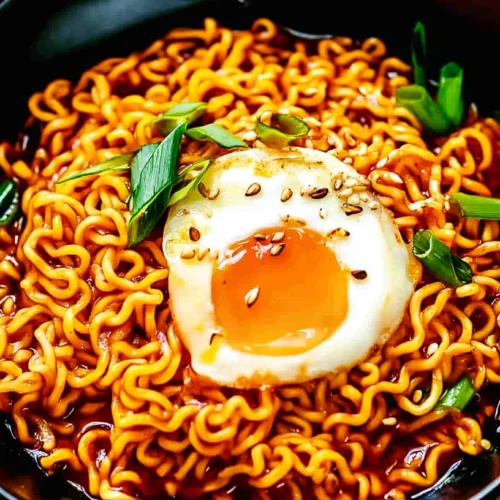 Buldak Ramen Recipe – Spicy, Cheesy, and Irresistible 2 Spicy Korean ramen recipe
