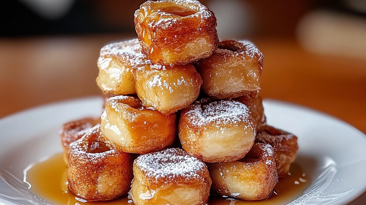 Cinnamon Roll French Toast Bites