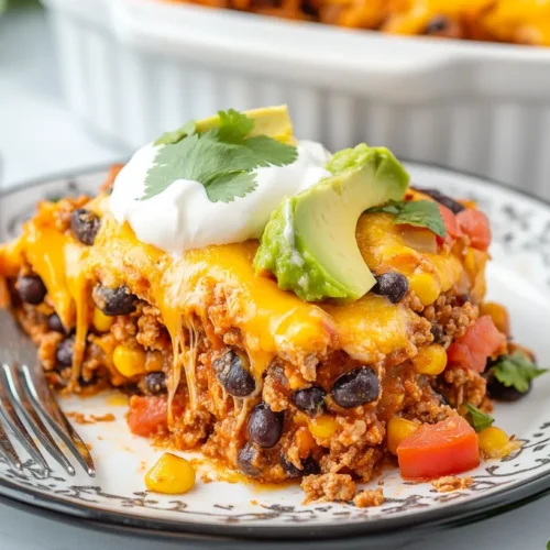 Mexican Cheesy Beef Casserole Recipe: An Easy and Flavorful Dinner 2 ground beef tortilla casserole